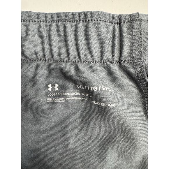 Under Armour HeatGear Shorts Womens Small Gray Stretch Waist Athletic Size XXL - Picture 3 of 5